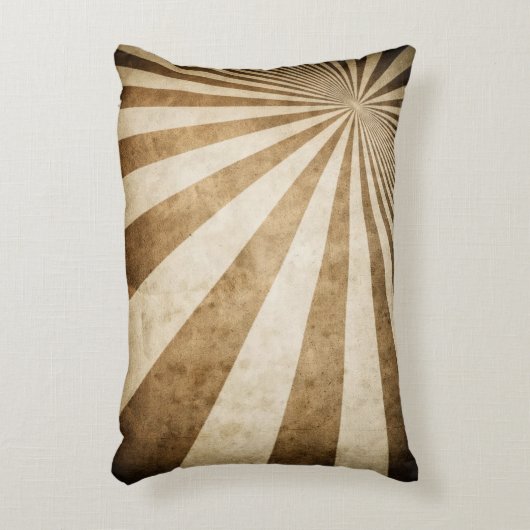 レトロストライプなパターン背景 アクセントクッション (正面(垂直))