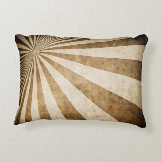 レトロストライプなパターン背景 アクセントクッション (裏面)