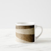 レトロストライプなパターン背景 エスプレッソカップ (右)