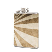 レトロストライプなパターン背景 フラスク (左)