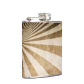 レトロストライプなパターン背景 フラスク (右)