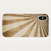 レトロストライプなパターン背景 Case-Mate iPhoneケース (裏面(横))