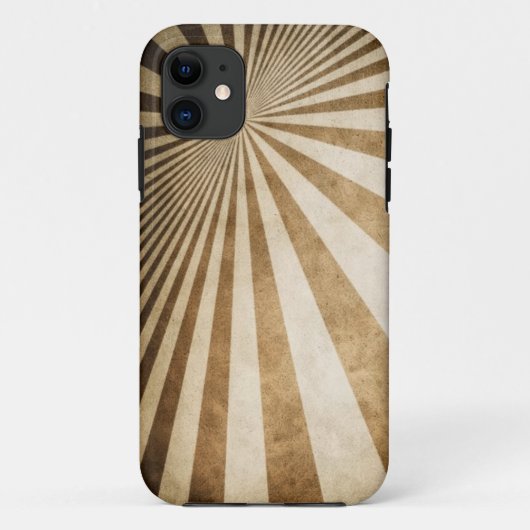 レトロストライプなパターン背景 Case-Mate iPhoneケース (裏面)