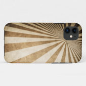 レトロストライプなパターン背景 Case-Mate iPhoneケース (裏面(横))
