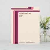 レトロストライプな： v.2 : レターヘッド (スタンド正面)