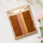 レトロストライプのバッグ(オレンジ数々の色) フェイバーバッグ (封をした状態)