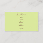 レトロストライプの名刺 名刺 (裏面)