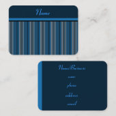 レトロストライプの名刺 名刺 (正面/裏面)