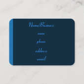 レトロストライプの名刺 名刺 (裏面)