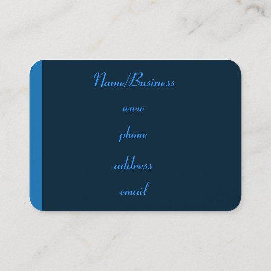 レトロストライプの名刺 名刺 (裏面)