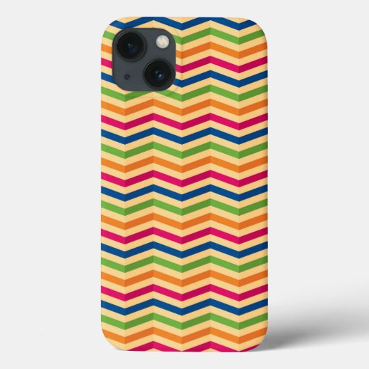 レトロストライプの背景 Case-Mate iPhoneケース (裏面)