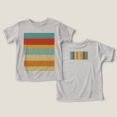 レトロストライプの色パターン (デザイン正面&裏面)