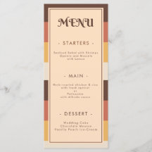 レトロストライプの70年代60年代70年代Groovy結婚の