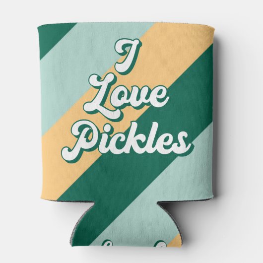 レトロストライプのIおもしろいラブピックズビールクーラーボックス 缶クーラー (裏面)