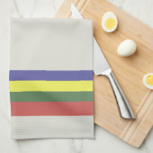 レトロストライプキッチンタオル キッチンタオル (四つ折り)