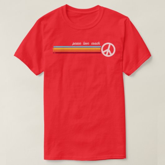 レトロストライプコーチ Tシャツ (デザイン正面)