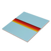 レトロストライプスタイリッシュ線70ストライプのs 80sデザイン タイル (側面)