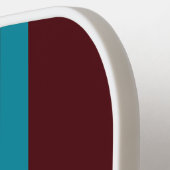 レトロストライプスタイリッシュ線70ストライプのs 80sデザイン ピックルボールラケット (左詳細)