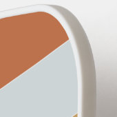 レトロストライプズピックボールパドル ピックルボールラケット (左詳細)