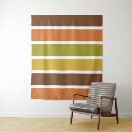 レトロストライプタペストリー タペストリー