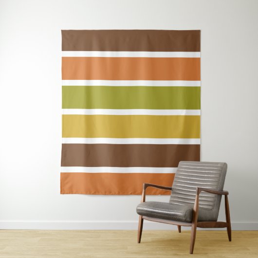 レトロストライプタペストリー タペストリー (インサイチュ)