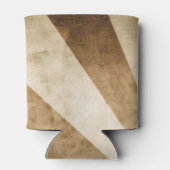 レトロストライプパターン背景 缶クーラー (裏面)