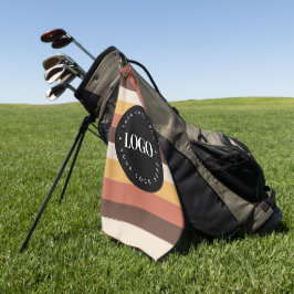 レトロストライプビジネス会社のロゴウェルカム60s 70 ゴルフタオル