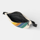 レトロストライプモノグラム ファニーパック (見開き)