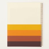 レトロストライプヴィンテージ プランナー手帳 (裏面)