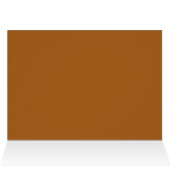 レトロストライプ空白のカード(オレン数々のジ) (内部横(上))