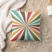 レトロストライプ透明バックグラウンドNo 02 クッション (ブランケット)