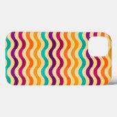 レトロストライプ2の背景 Case-Mate iPhoneケース (裏面 (横))