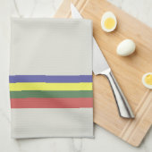 レトロストライプ2キッチンタオル キッチンタオル (四つ折り)