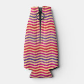 レトロストライプ3の背景 ボトルクーラー (裏面)