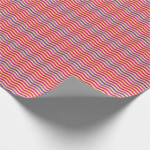 レトロストライプ3の背景 ラッピングペーパー (角)