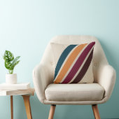 レトロストライプ70sヴィンテージ クッション (椅子)