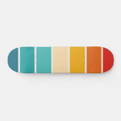 レトロストライプ スケートボード (横)