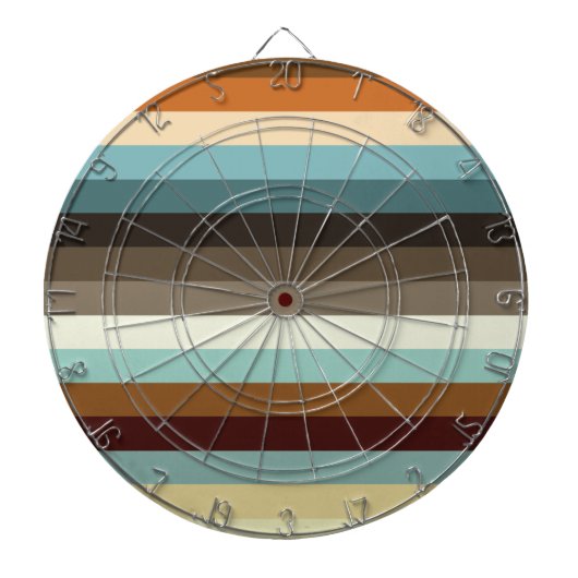 レトロストライプ ダーツボード (正面)