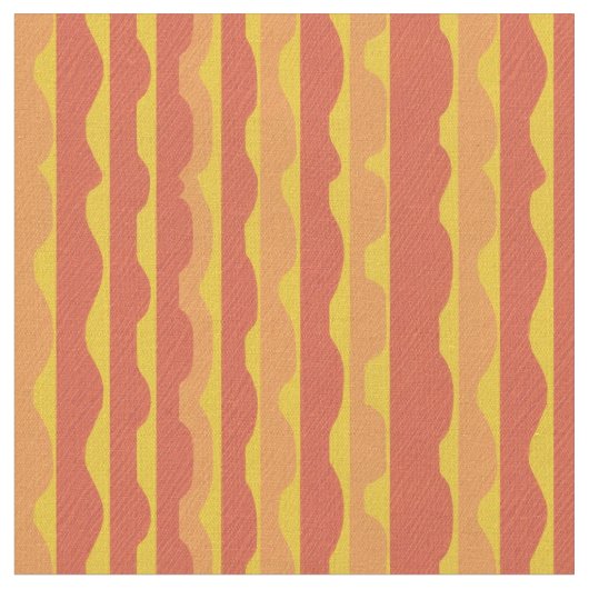 レトロストライプ ファブリック (クローズアップ)