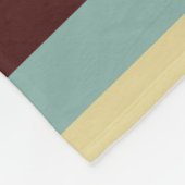 レトロストライプ フリースブランケット (角)