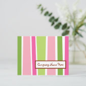 レトロストライプ ポストカード (スタンド正面)