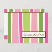 レトロストライプ ポストカード (正面/裏面)