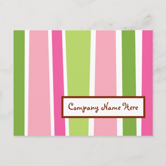 レトロストライプ ポストカード (正面)