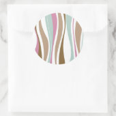 レトロストライプ ラウンドシール (バッグ)