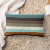 レトロストライプ ランバークッション (ブランケット)