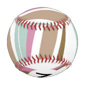 レトロストライプ 野球ボール (裏面)