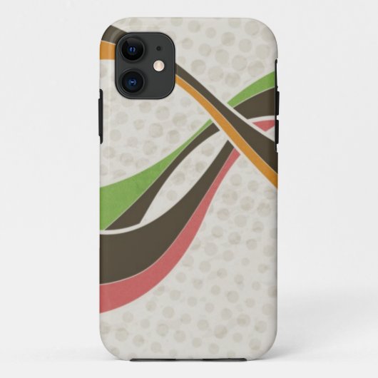 レトロストライプ Case-Mate iPhoneケース (裏面)