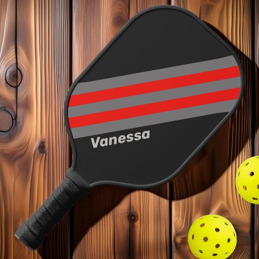 レトロストリーストライプスカイの名前 ピックルボールラケット