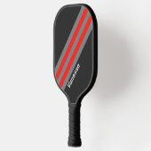 レトロストリーストライプスカイの名前 ピックルボールラケット (左)