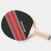レトロストリーストライプスカイの名前 卓球ラケット (横)